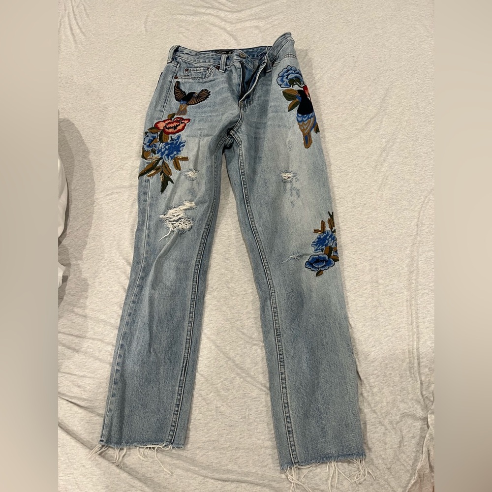 Abercrombie girlfriend jeans size 24/ 00